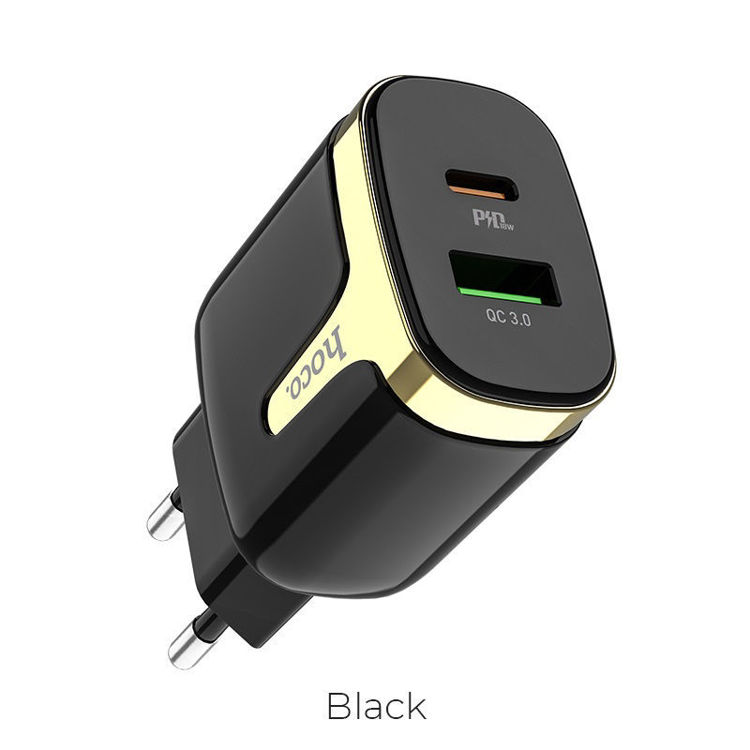 Εικόνα για HOCO C79A Σετ φορτιστή Zeus PD+QC3.0 (Type-C to Lightning) (ΕU)