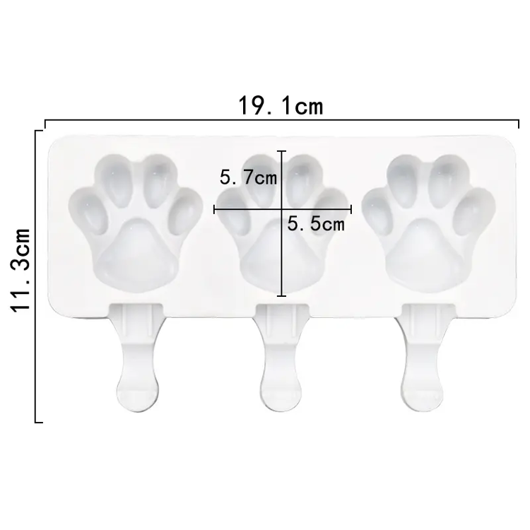 Εικόνα για Φόρμα Σιλικόνης Cats 3 θέσεων 19,1x11,3x2,3  εκ.