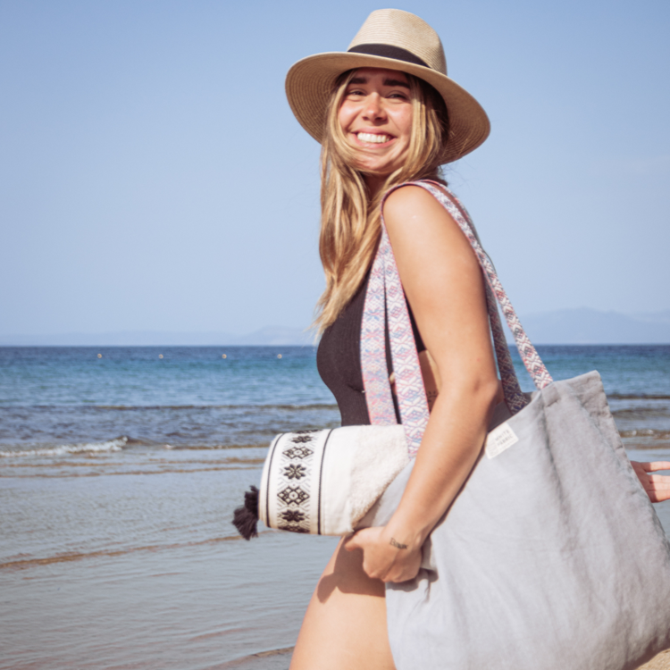 Εικόνα για Πετσέτα Θαλάσσης Jessie ΜπεζΠετσέτα Θαλάσσης 80x160
