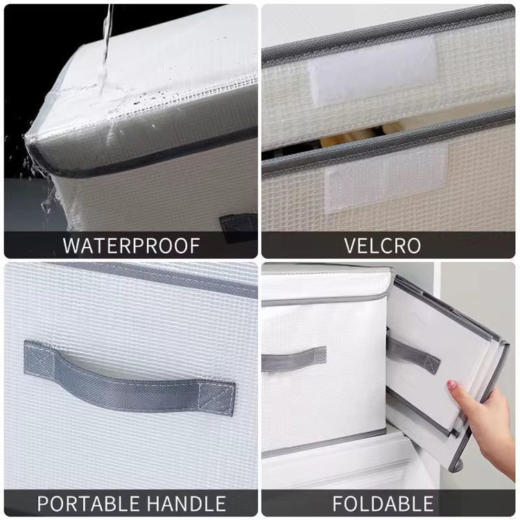 Εικόνα για Θήκη Αποθήκευσης Mesh PVC 24 θέσεων Λευκή 32x32x9,5 cm