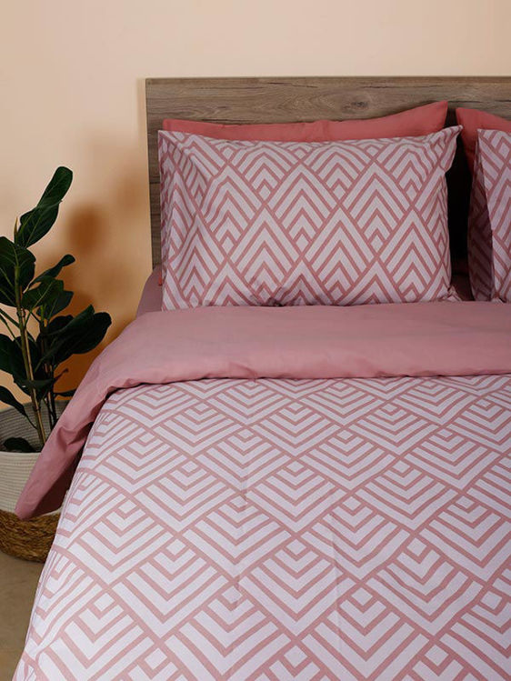 Εικόνα για Παπλωματοθήκη Cotton Feelings 2036 Pink Μονή (170x250)