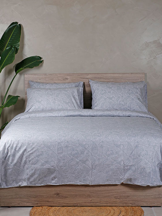 Εικόνα για Παπλωματοθήκη Cotton Feelings 2040 Grey Μονή (170x250)