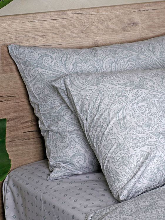 Εικόνα για Παπλωματοθήκη Cotton Feelings 2040 Grey Μονή (170x250)
