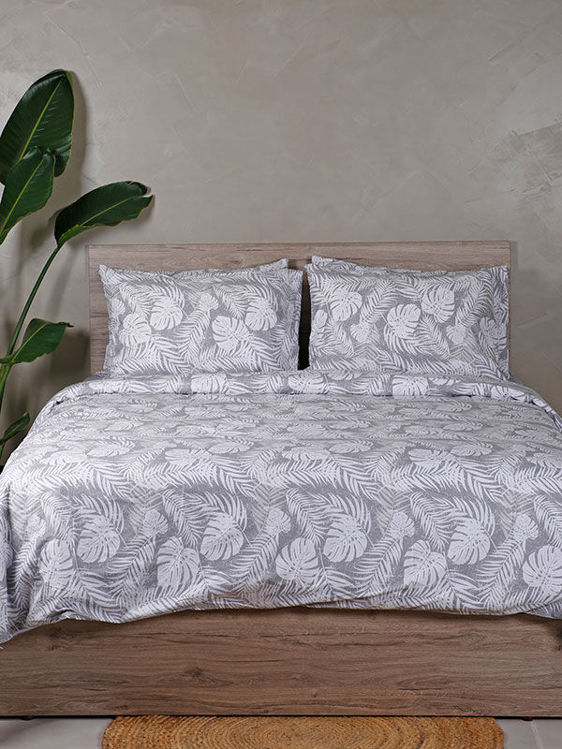 Εικόνα για Παπλωματοθήκη Cotton Feelings 2038 Grey Μονή (170x250)