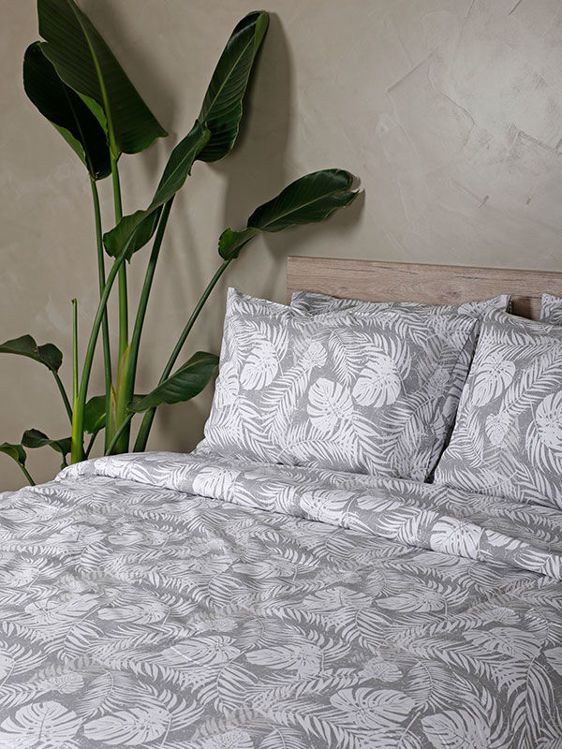 Εικόνα για Παπλωματοθήκη Cotton Feelings 2038 Grey Μονή (170x250)