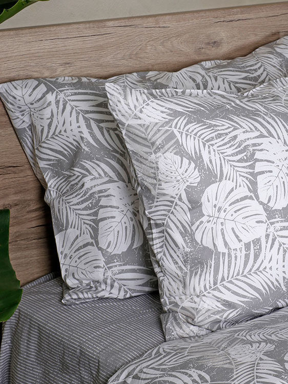 Εικόνα για Παπλωματοθήκη Cotton Feelings 2038 Grey Μονή (170x250)