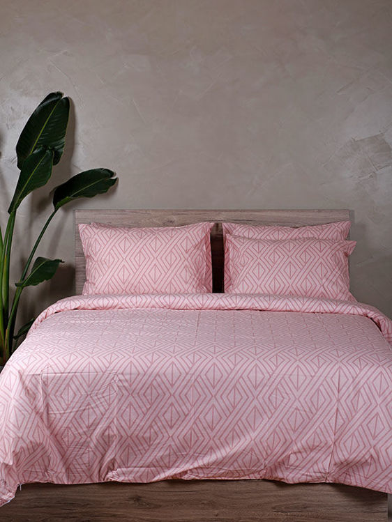 Εικόνα για Παπλωματοθήκη Cotton Feelings 2042 Pink Μονή (170x250)