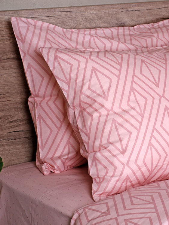 Εικόνα για Παπλωματοθήκη Cotton Feelings 2042 Pink Μονή (170x250)