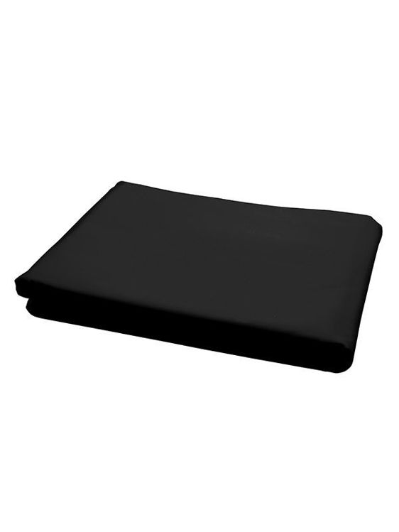 Εικόνα για Σετ Σεντόνια Cotton Feelings 111 Black Διπλό με λάστιχο (150x205+30)