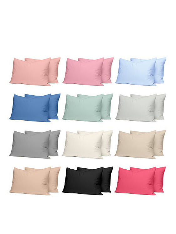 Εικόνα για Σετ Σεντόνια Cotton Feelings 112 Fuchsia Υπέρδιπλο με λάστιχο (170x205+30)