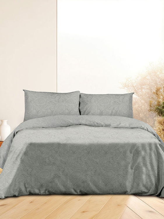 Εικόνα για Σετ Σεντόνια Flannel 2040 Grey Διπλό (200x260)