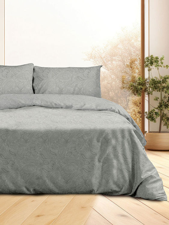 Εικόνα για Σετ Σεντόνια Flannel 2040 Grey Διπλό (200x260)