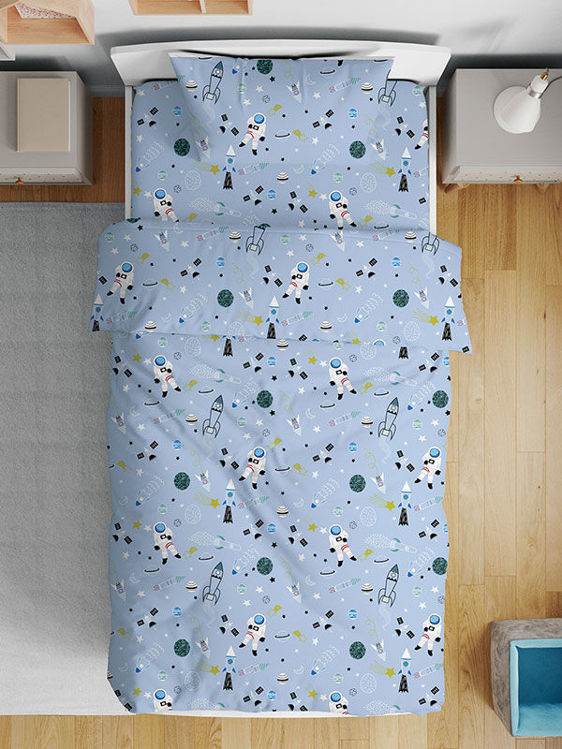 Εικόνα για Σετ Σεντόνια Flannel 44 Μονό με λάστιχο(105x205+30)
