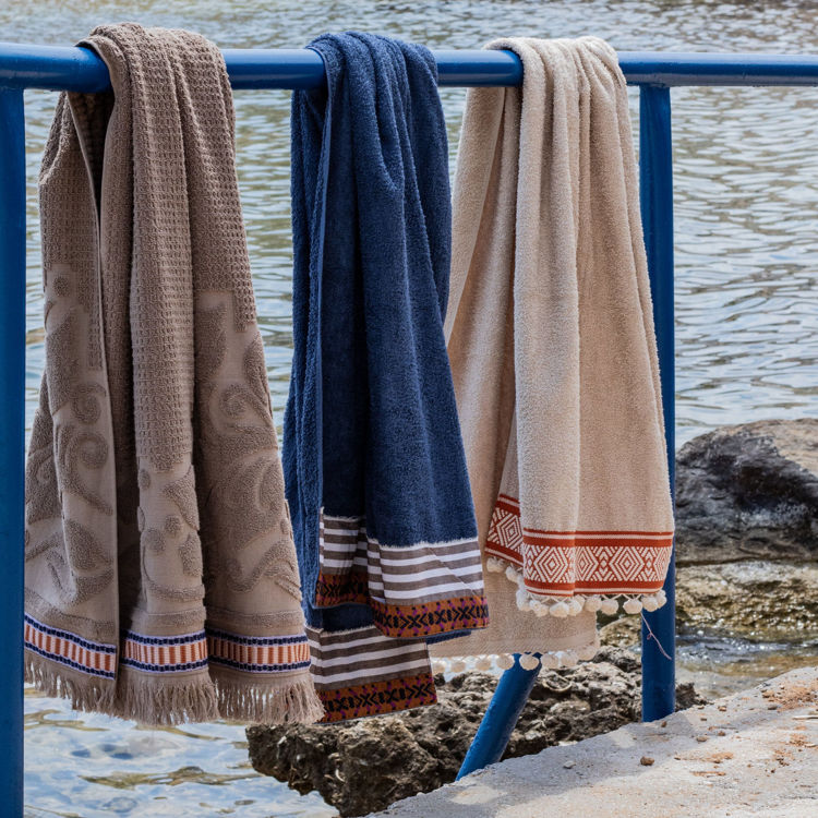 Εικόνα για Πετσέτα Θαλάσσης Sunweft ΜπλεΠετσέτα Θαλάσσης 80x160