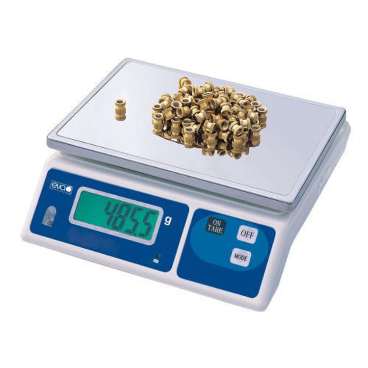 Εικόνα για ΖΥΓΟΣ ΗΛΕΚΤΡΟΝΙΚΟΣ 5KG/0,1G INOX MAYΡΟΣ EVA 