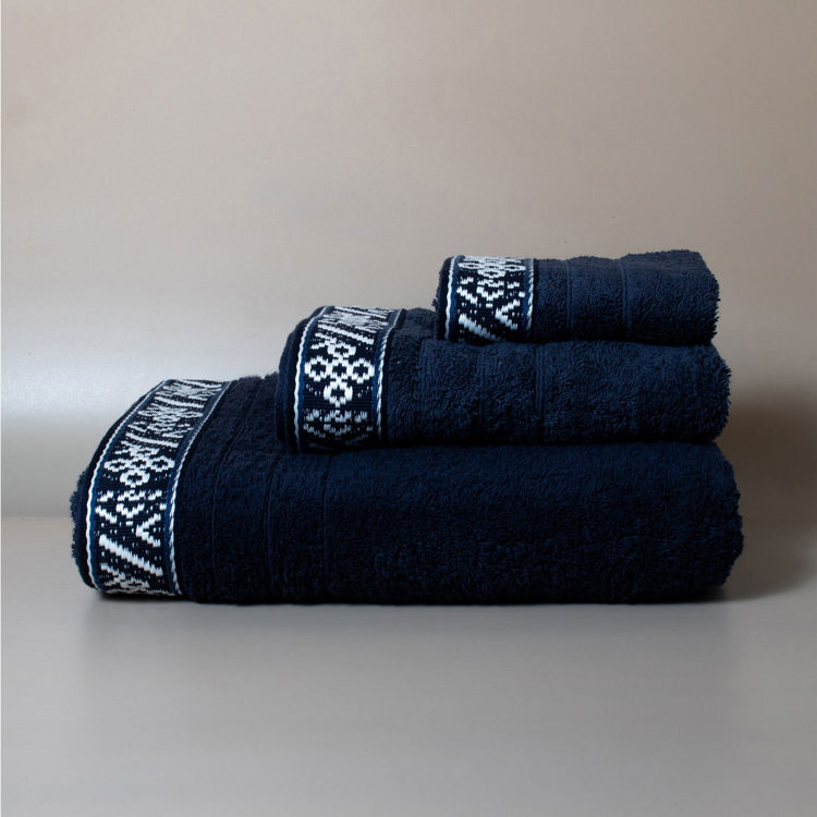 Εικόνα για Βαμβακερή Χειροποίητη Πετσέτα Jowls ΜπλεΠετσέτα Χειρός 30x50