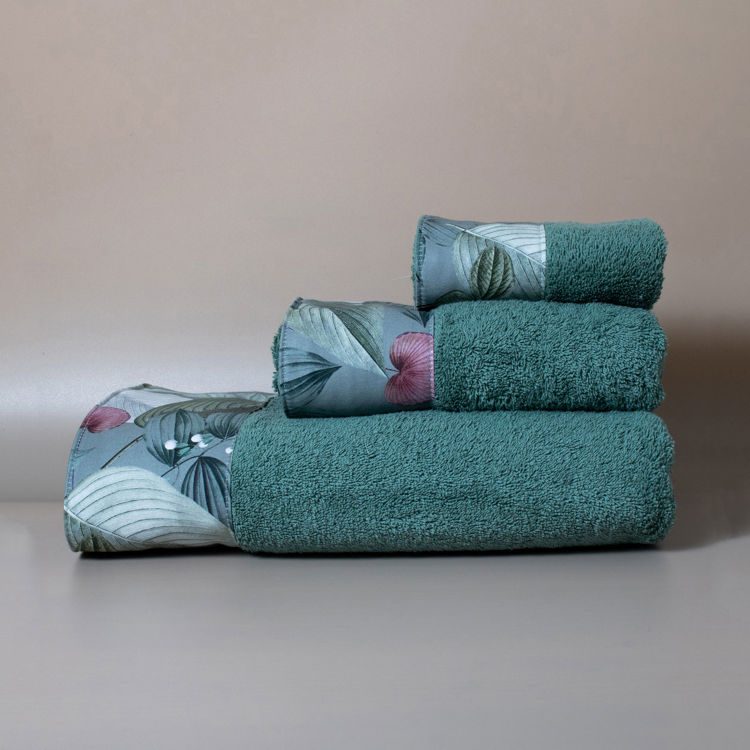 Εικόνα για Βαμβακερή Χειροποίητη Πετσέτα Somet ΠράσινηΠετσέτα Μπάνιου 80x150
