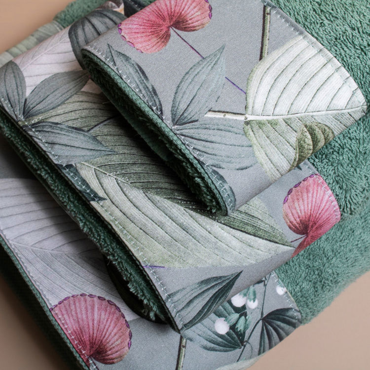 Εικόνα για Βαμβακερή Χειροποίητη Πετσέτα Somet ΠράσινηΣετ Πετσέτες 30x50 - 50x100 - 80x150