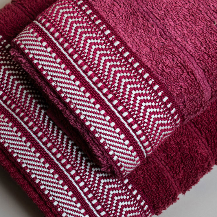 Εικόνα για Βαμβακερή Χειροποίητη Πετσέτα Amly ΜπορντόΠετσέτα Μπάνιου 80x150