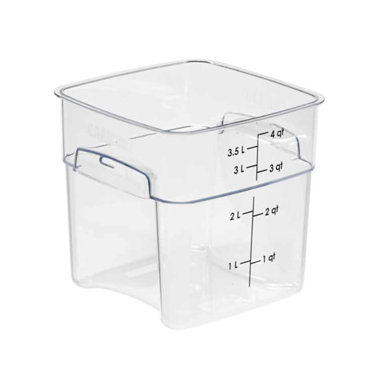 Εικόνα για ΔΟΧΕΙΟ ΤΕΤΡΑΓΩΝΟ 3,8L CLEAR 4SFSPROCW135 FRESHPRO CAMBRO