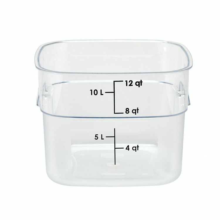 Εικόνα για ΔΟΧΕΙΟ ΤΕΤΡΑΓΩΝΟ 11,4L CLEAR 12SFSPROCW135 FRESHPRO CAMBRO