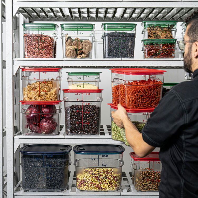 Εικόνα για ΔΟΧΕΙΟ ΤΕΤΡΑΓΩΝΟ 11,4L CLEAR 12SFSPROCW135 FRESHPRO CAMBRO