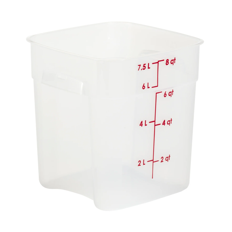 Εικόνα για ΔΟΧΕΙΟ ΤΕΤΡΑΓΩΝΟ 7,6L CAMBRO  8SFSPROPP190 FRESHPRO RA