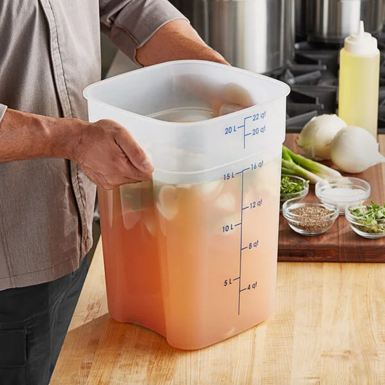 Εικόνα για ΔΟΧΕΙΟ ΤΕΤΡΑΓΩΝΟ 20,8L CAMBRO  22SFSPROPP190 FRESHPRO 