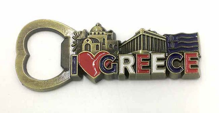 Εικόνα για ΑΝΟΙΧΤΗΡΙ / ΜΑΓΝΗΤΑΚΙ I LOVE GREECE